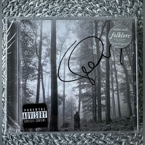 Taylor Swift SIGNED Folklore CD in original packaging